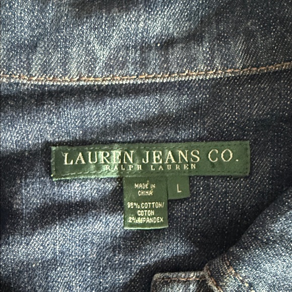 Ralph Lauren Blue Denim Jacket with Embroidered Detail - Picture 2 of 6